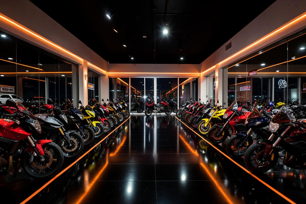 BigBoy Zambezi showroom floor at night